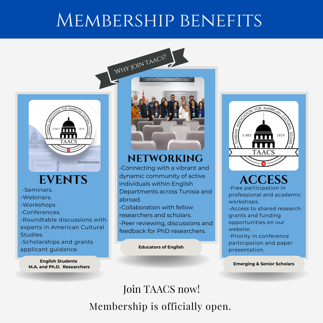 Memberships Tunisian Association for American Cultural Studies